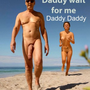 True nudist daddy daughter with captions